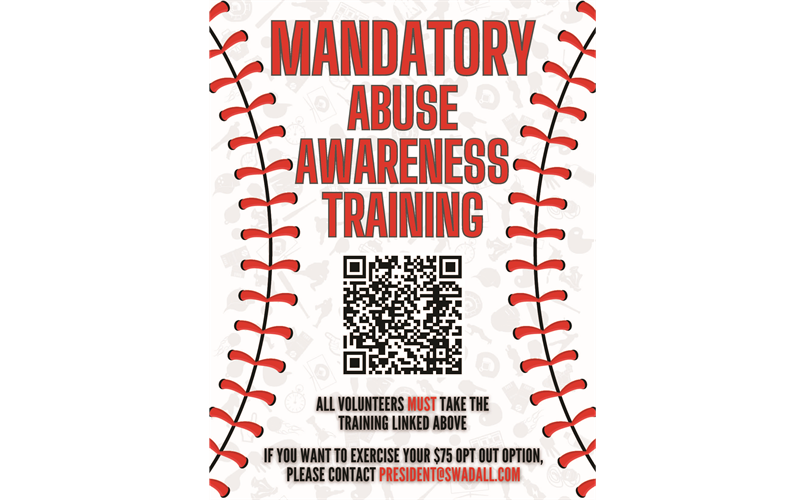 Mandatory Training for all Voluntters