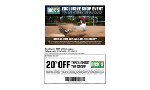 20% off at Dick's from 2/19/21 - 2/22/21